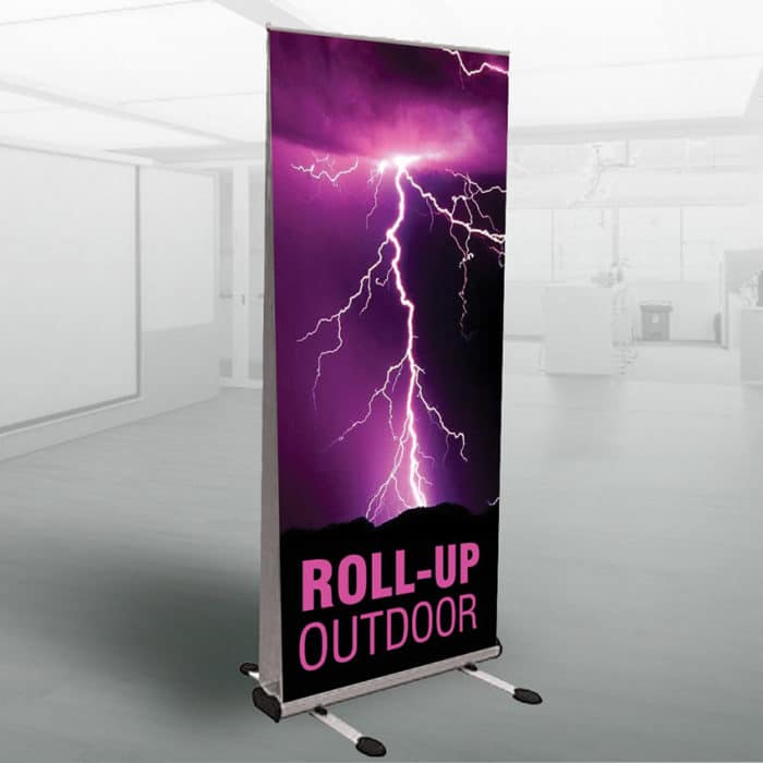 heavy duty banner stand Outdoor